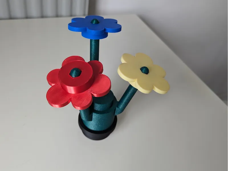 Large brick flower