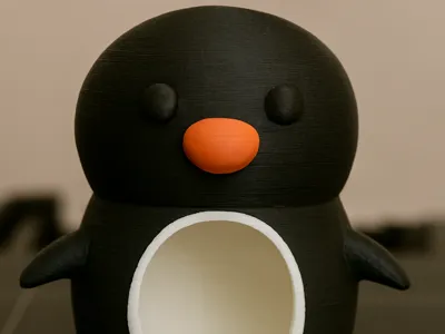 Penguin for storing eggs before you cook.