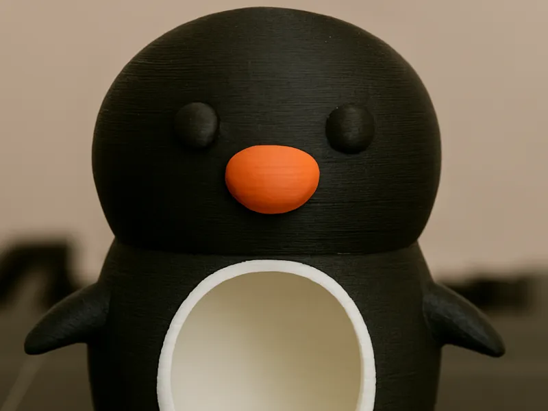 Penguin for storing eggs before you cook.
