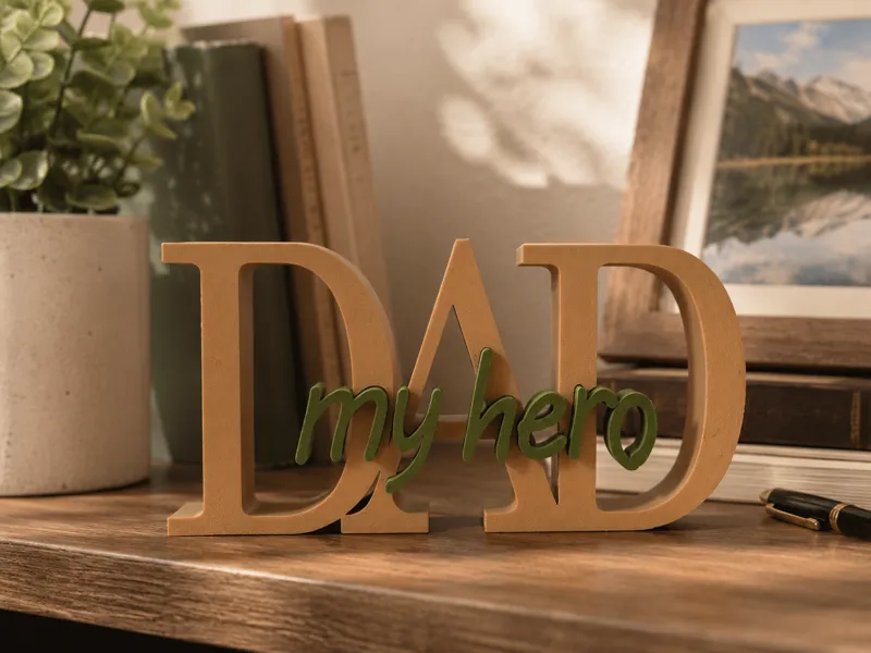 DAD MY HERO FATHERS DAY GIFT 