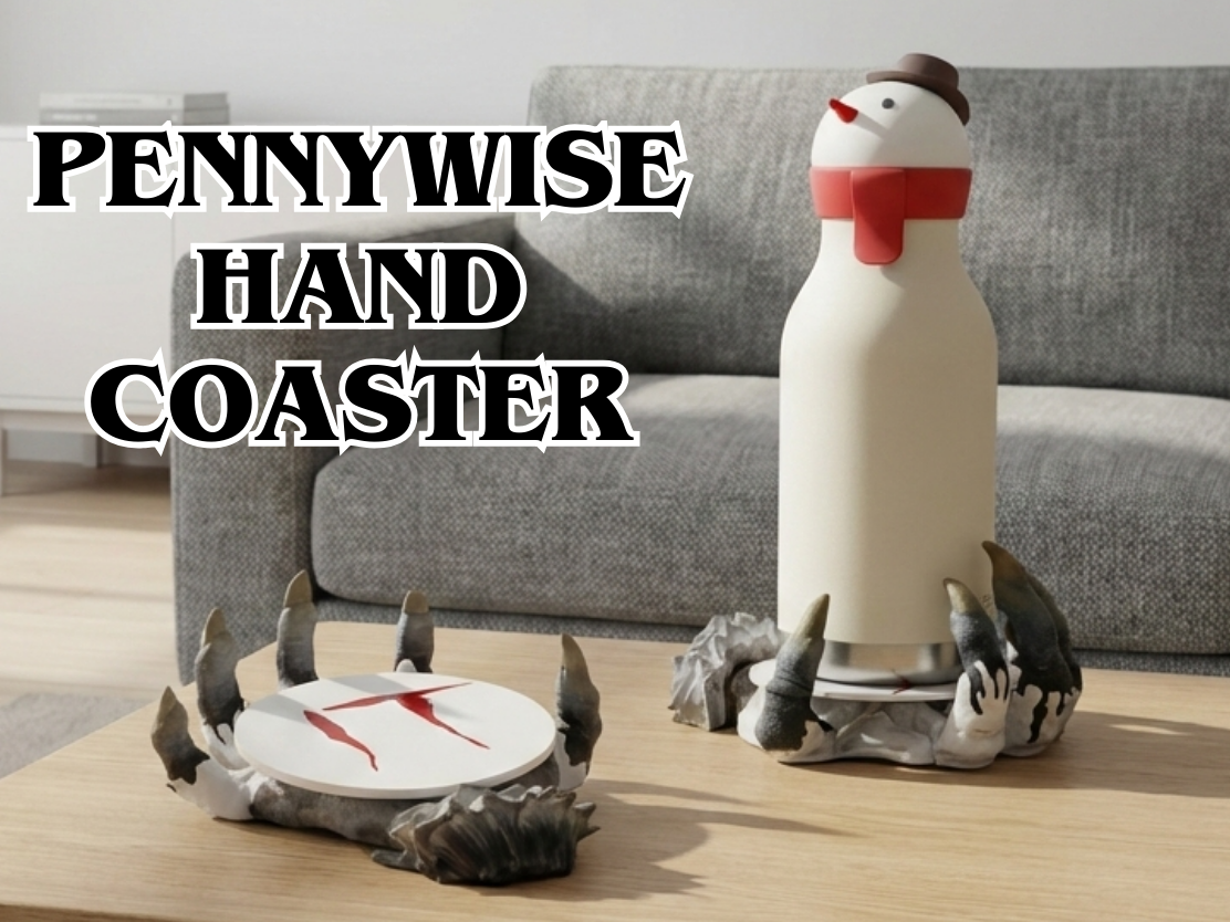 Pennywise Hand Coaster from IT