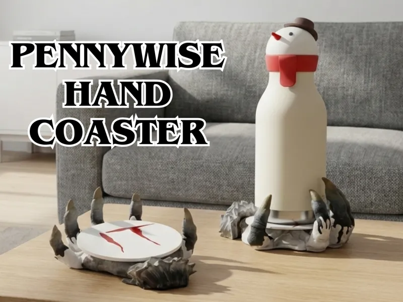Pennywise Hand Coaster from IT