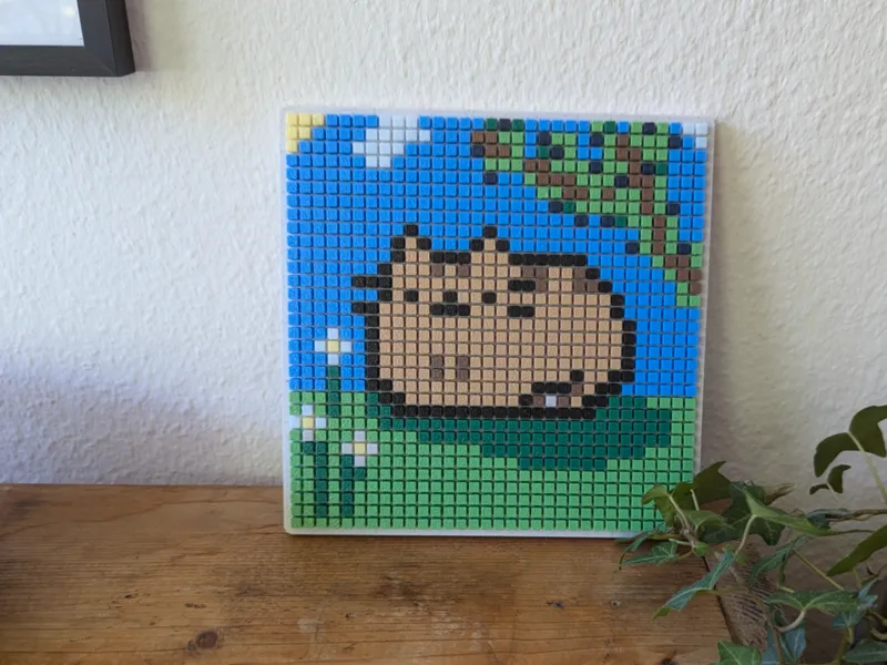 Pixel Art Cat Outside