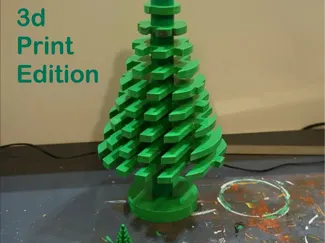 L E G O/ brick Christmas tree (3d printer edition)