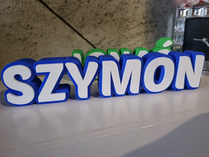 Szymon - spersonalizowana lampka LED