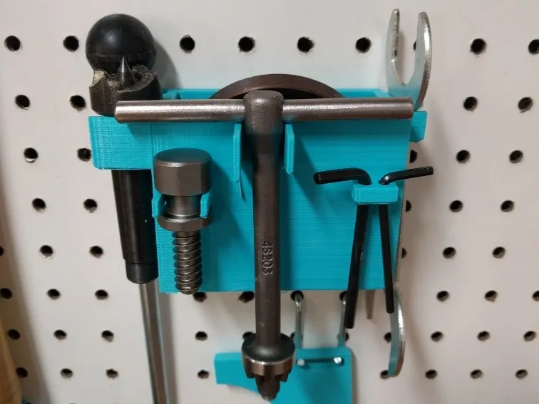 Lathe Accessories Pegboard Mount