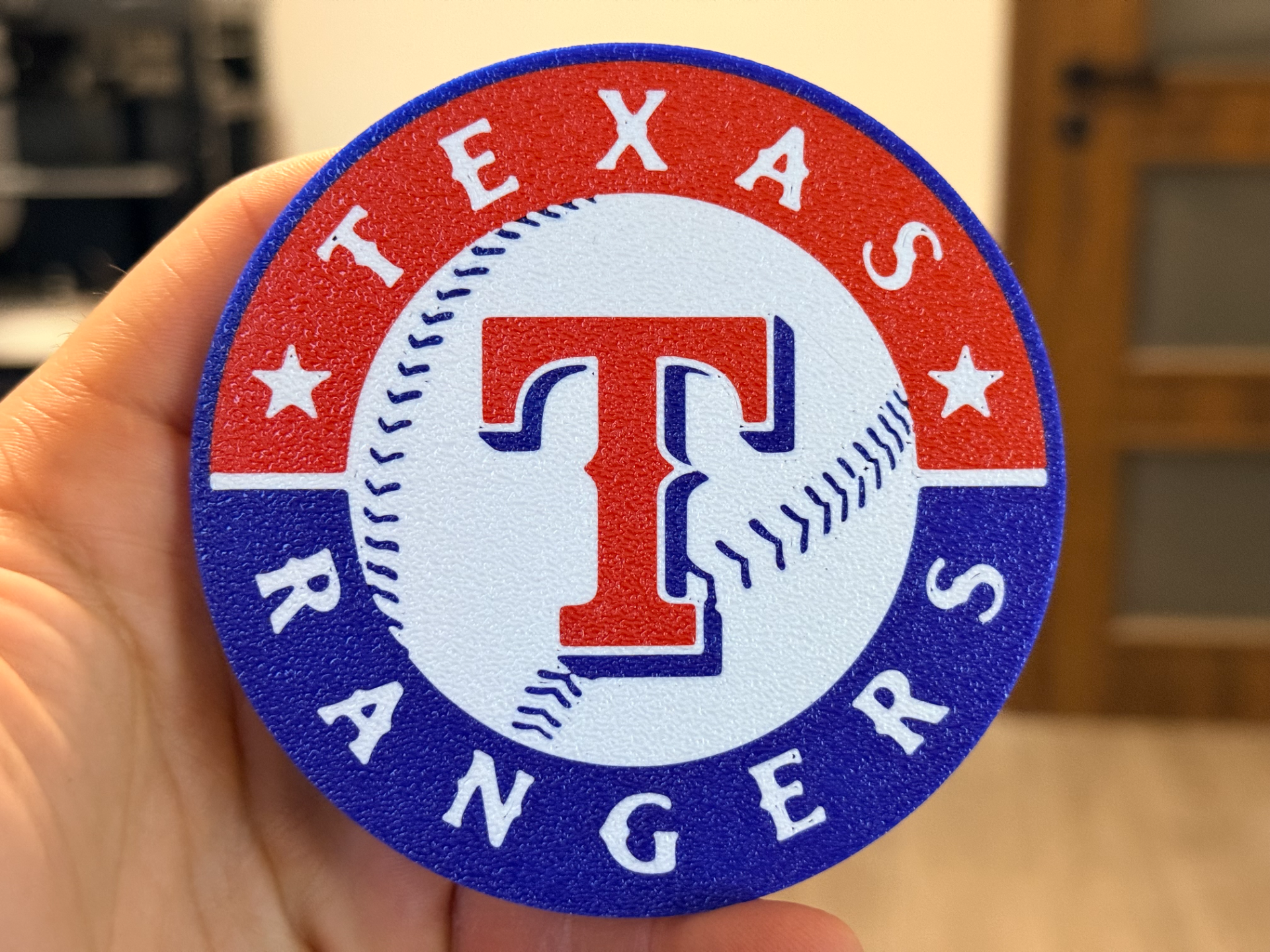 Texas Rangers MLB coaster