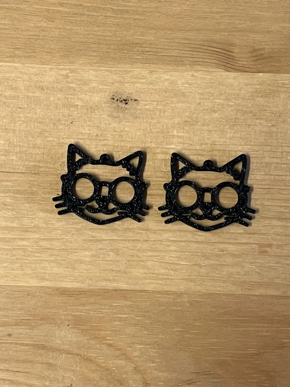 cat earrings view 2