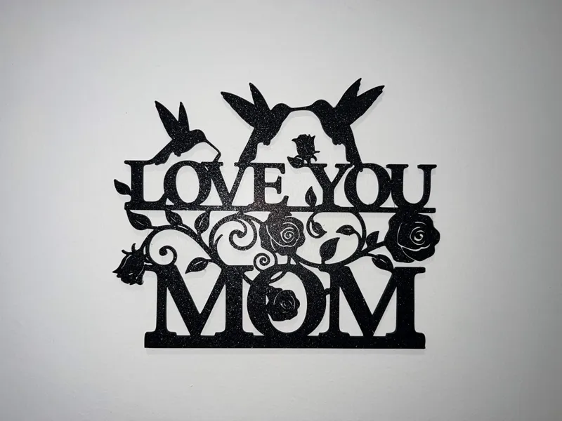 Mothers Day - Love You Mom Sign
