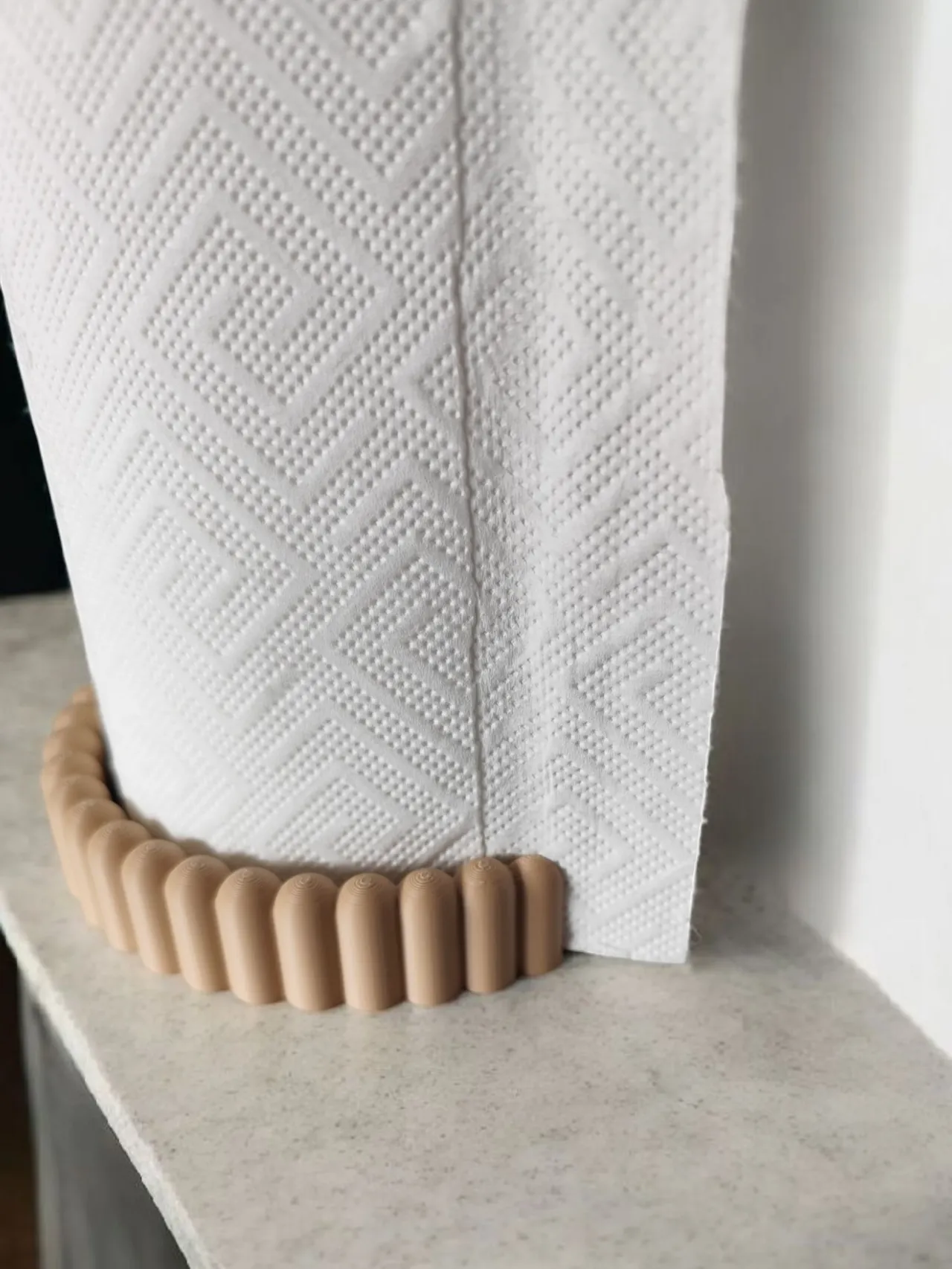 Kitchen Roll or Paper Towel Holder - 2 Heights view 3