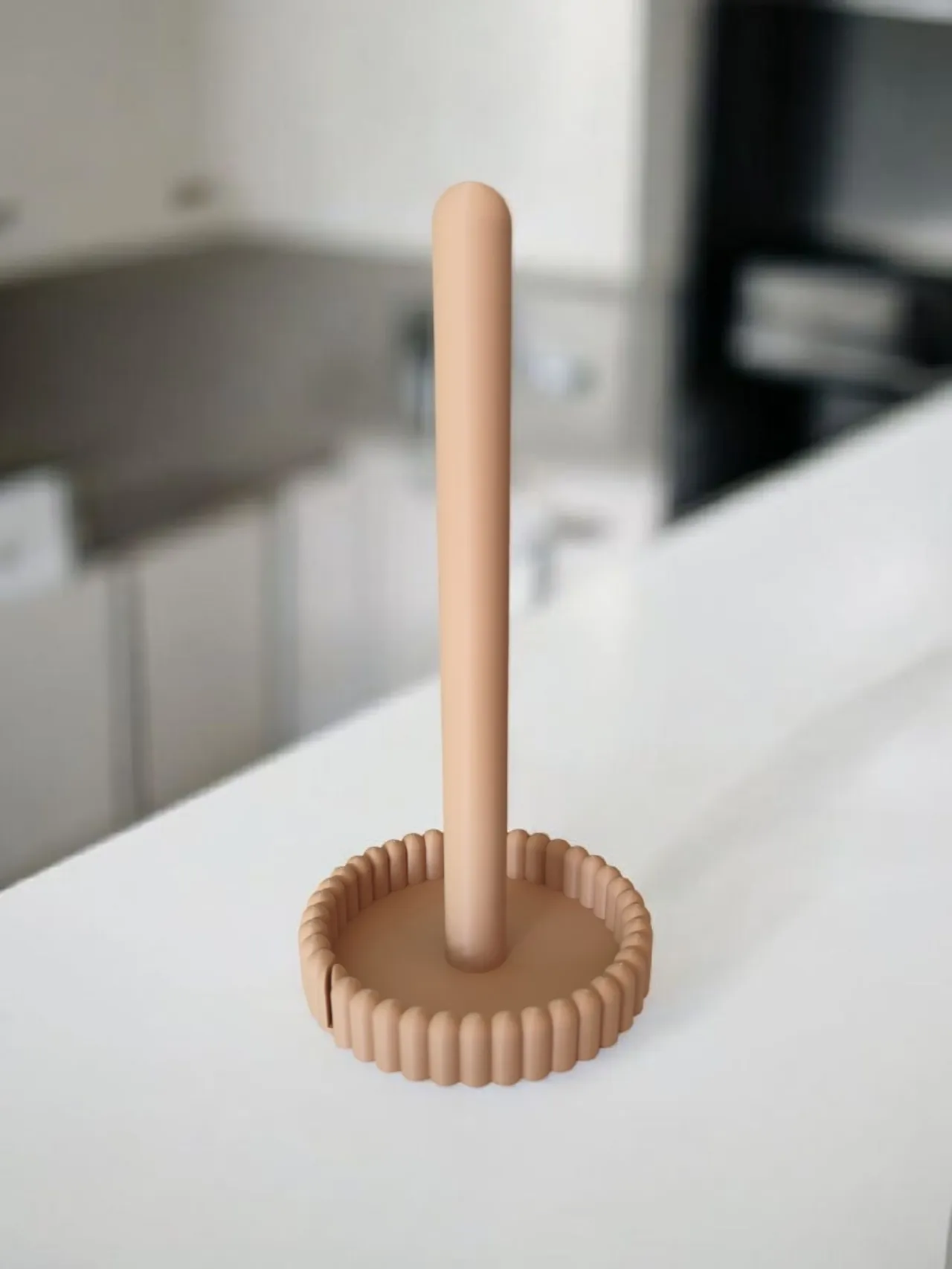 Kitchen Roll or Paper Towel Holder - 2 Heights view 2