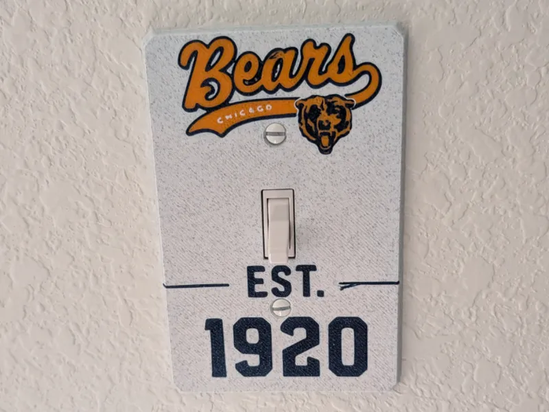 Bears 1920 Light switch cover