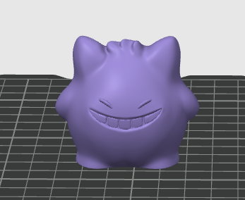Miniatura 2 do modelo 3D Pokemon小鼻嘎宝可梦 耿鬼 多色一体打印