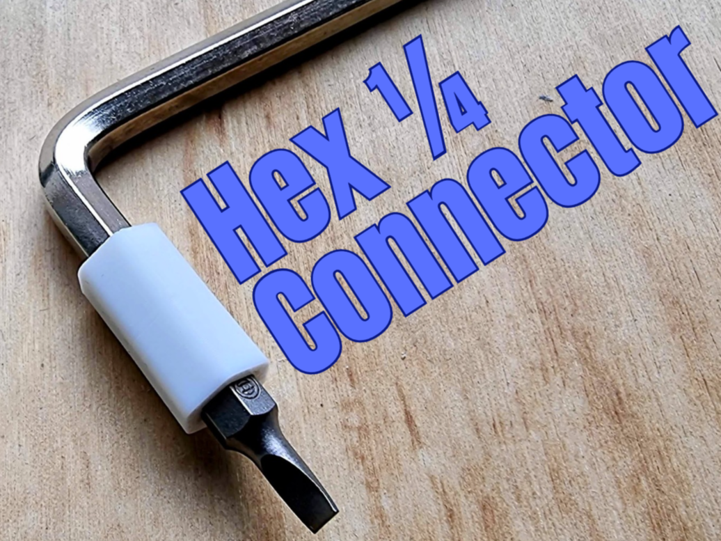 1/4-Inch Hex Connector - incl. Magnet Option