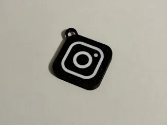 Instagram Keychain With NFC Tag