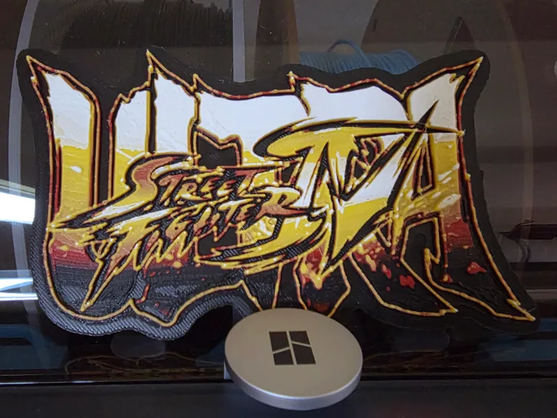 Ultra Street Fighter IV hueforge logo
