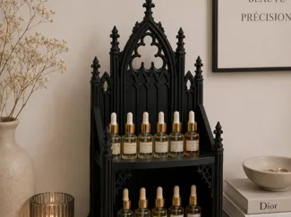 Gothic Essential Oil Display Shelf – Luxury 