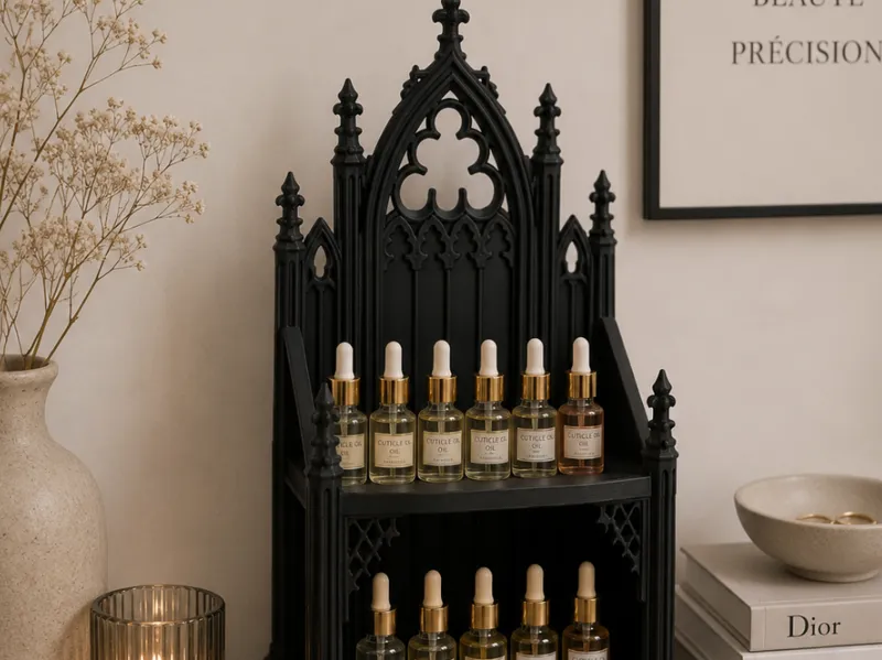 Gothic Essential Oil Display Shelf – Luxury 