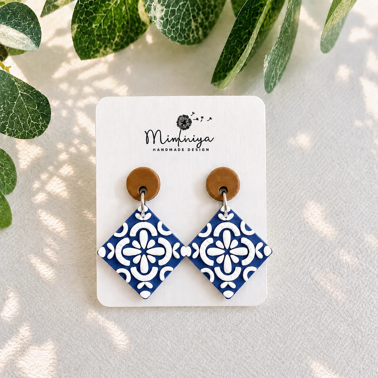 Tile Bloom Earrings view 3