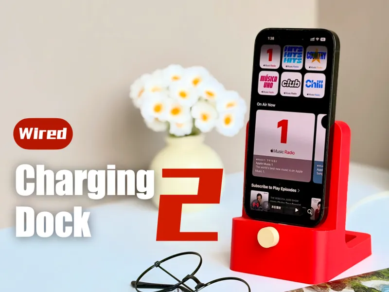 Wired Phone Tablet Charging Dock Stand 2