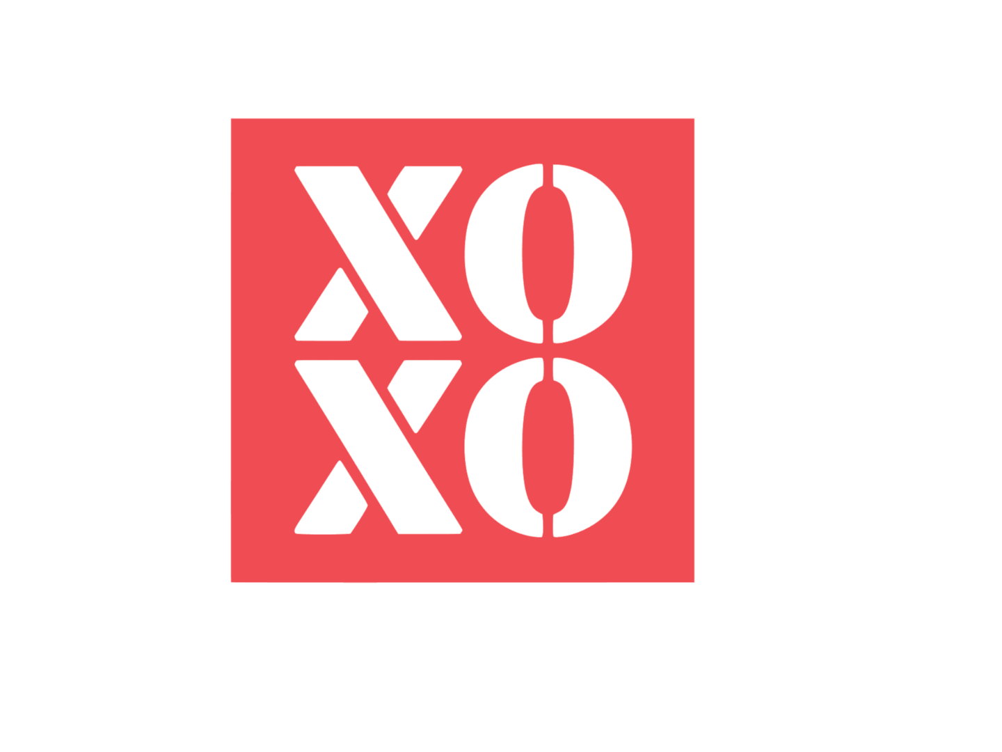 xoxo stencil