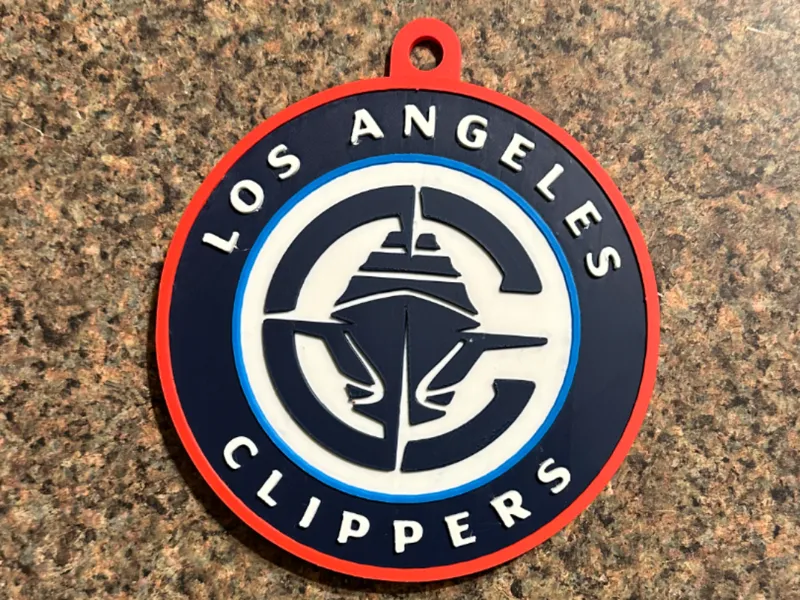 LA Clippers Oversized Logo Chain
