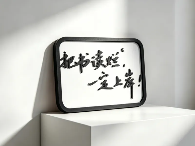 把书读烂 一定上岸-高考中考励志文案-考公上岸好运摆件