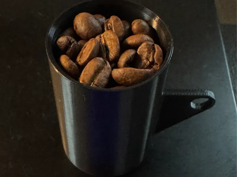 Kaffee Bohnen Messbecher 18 gramm