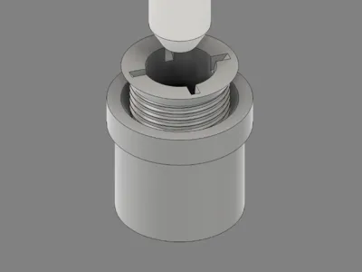 Kickdown Door Stop Recessed Receiver 
