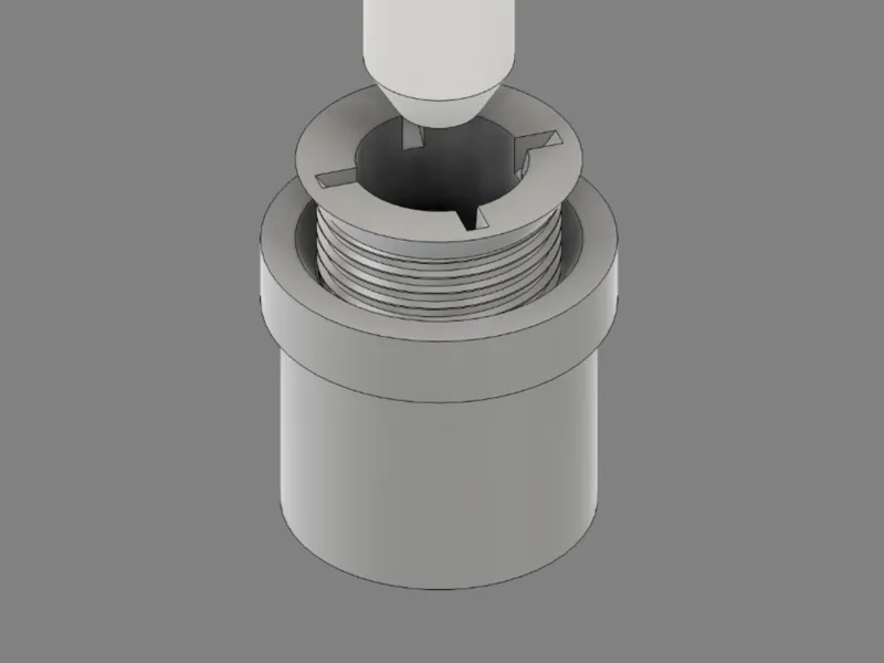 Kickdown Door Stop Recessed Receiver 