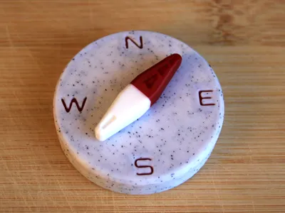 Ratcheting Compass Demonstration Tool / Fidget Toy