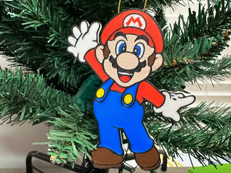 Super Mario Christmas Ornament 