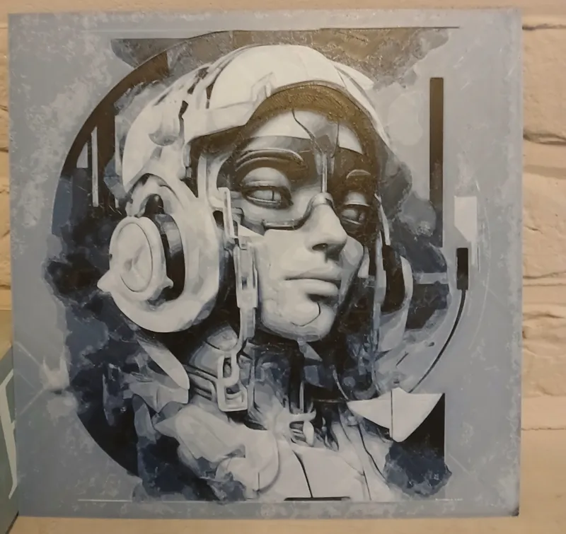 Steampunk woman Hueforge