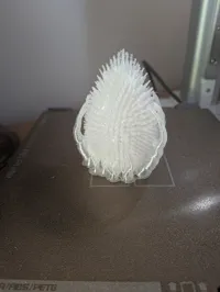Thistle lamp spiky shade