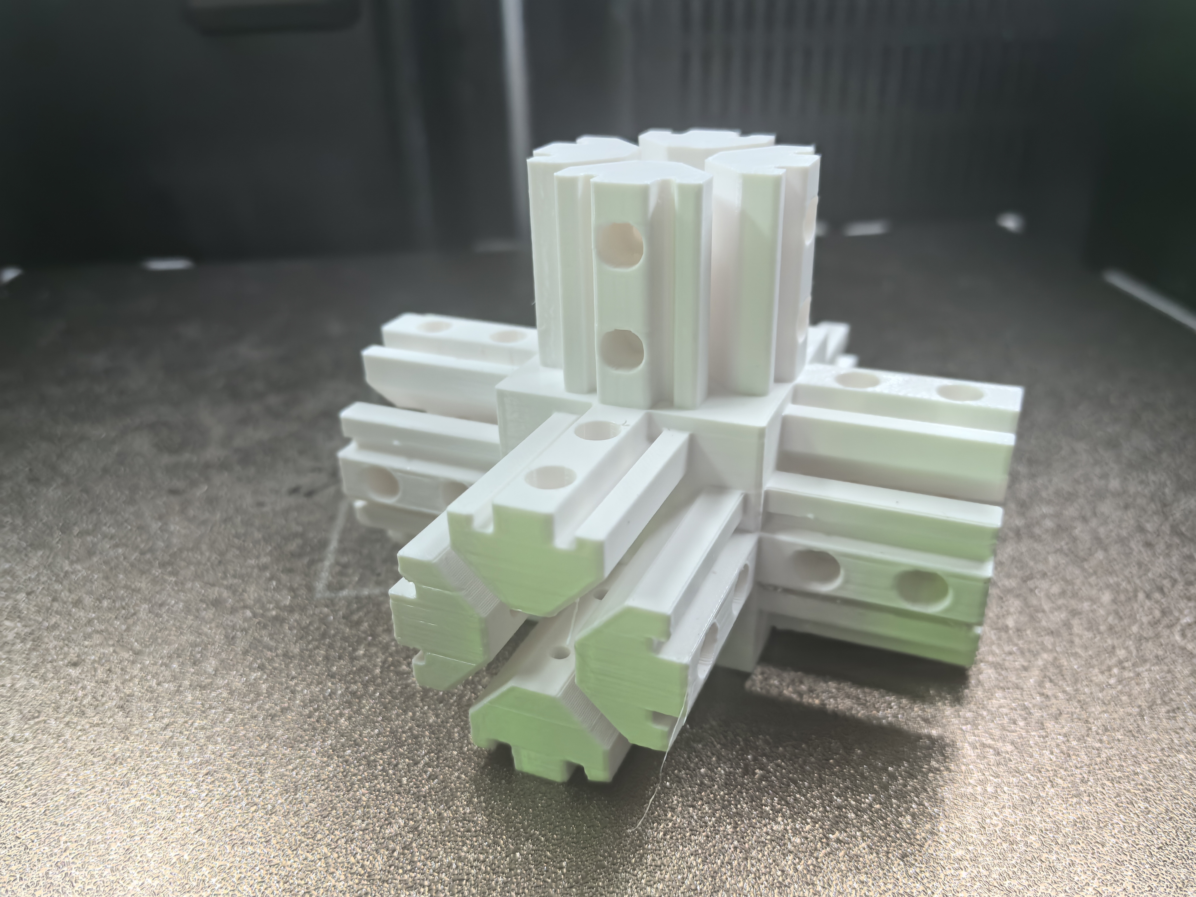 Miniatura 3 do modelo 3D 铝型材-五通