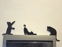 Chats déco pour interrupteur mural — photo 1