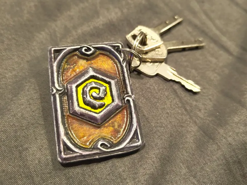 Hearthstone keychain