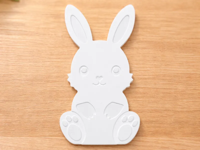 Easter bunny as a decoration on skewer