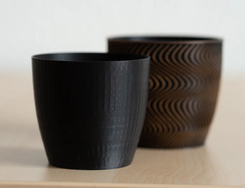 Wave Design Pot and Inner Pot by Sera3D - MakerWorld