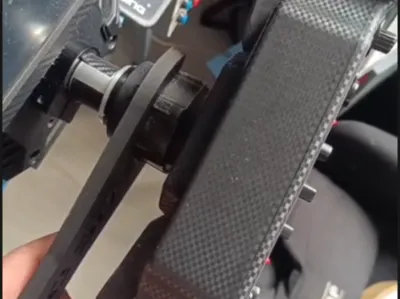 Lever for loosening QR1 Fanatec, closed version.