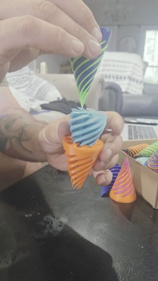 cone passthrough fidget