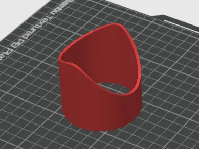 2.375" Pipe Coping Guide at 73 degree 