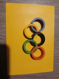 Anneaux olympiques à assembler — photo 3