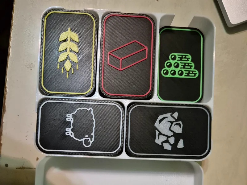 Box for Catan game cards