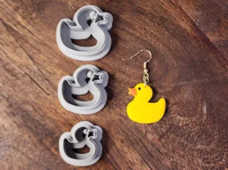 Rubber Ducky earring cutter
