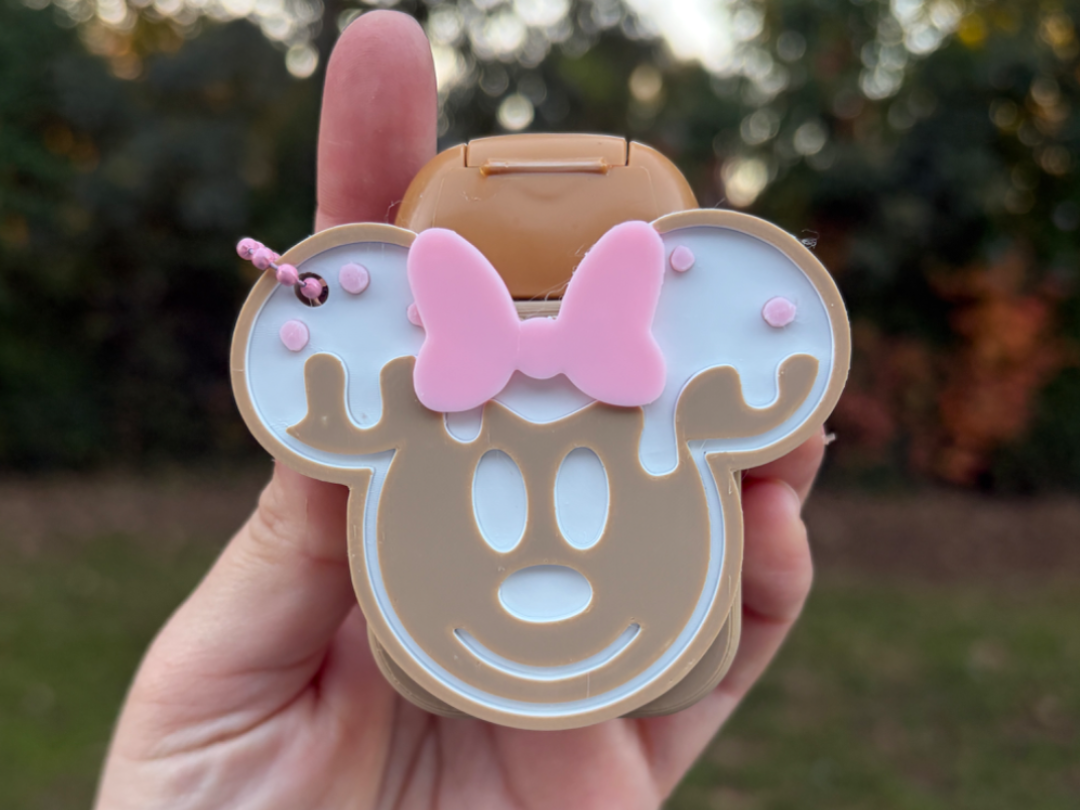 Minnie Gingerbread Sanitizer Holder - 1
