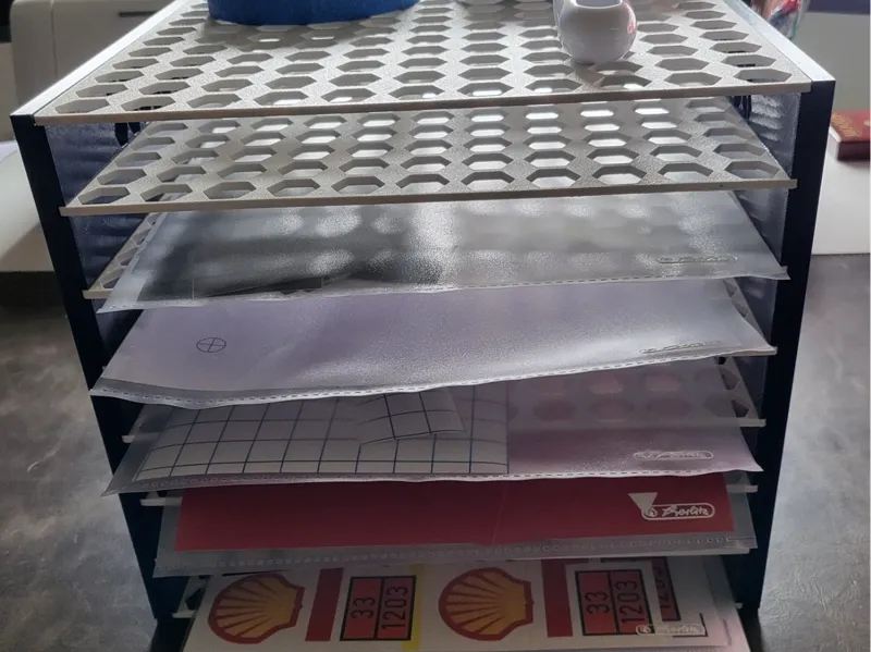 Folien Rack