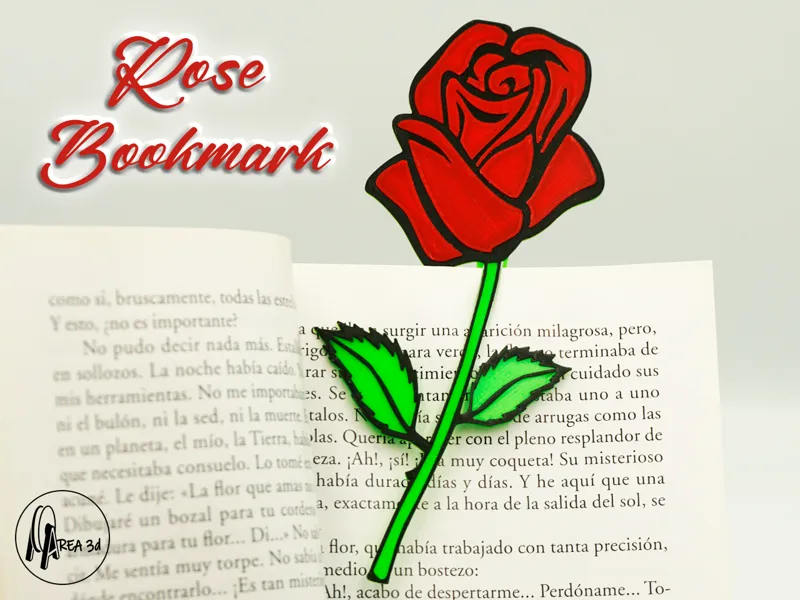 Rose Bookmark