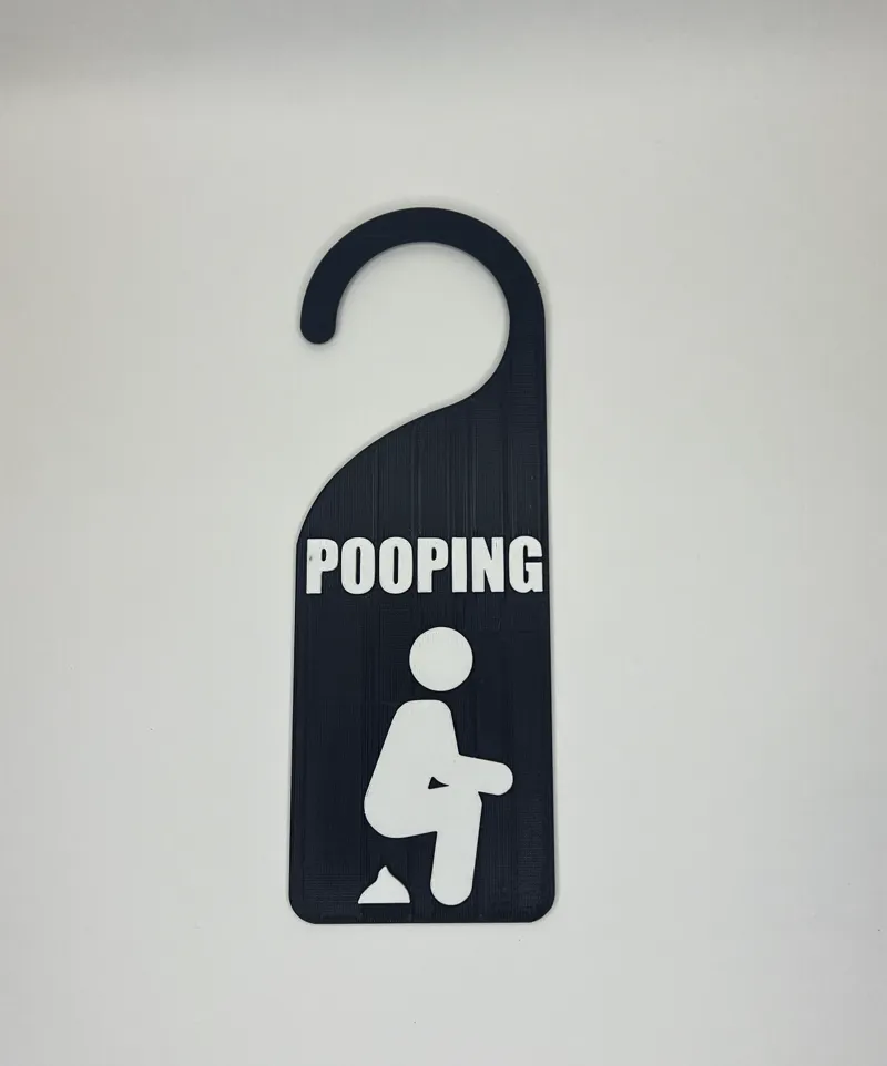Doorknob Hanger (BATHROOM)
