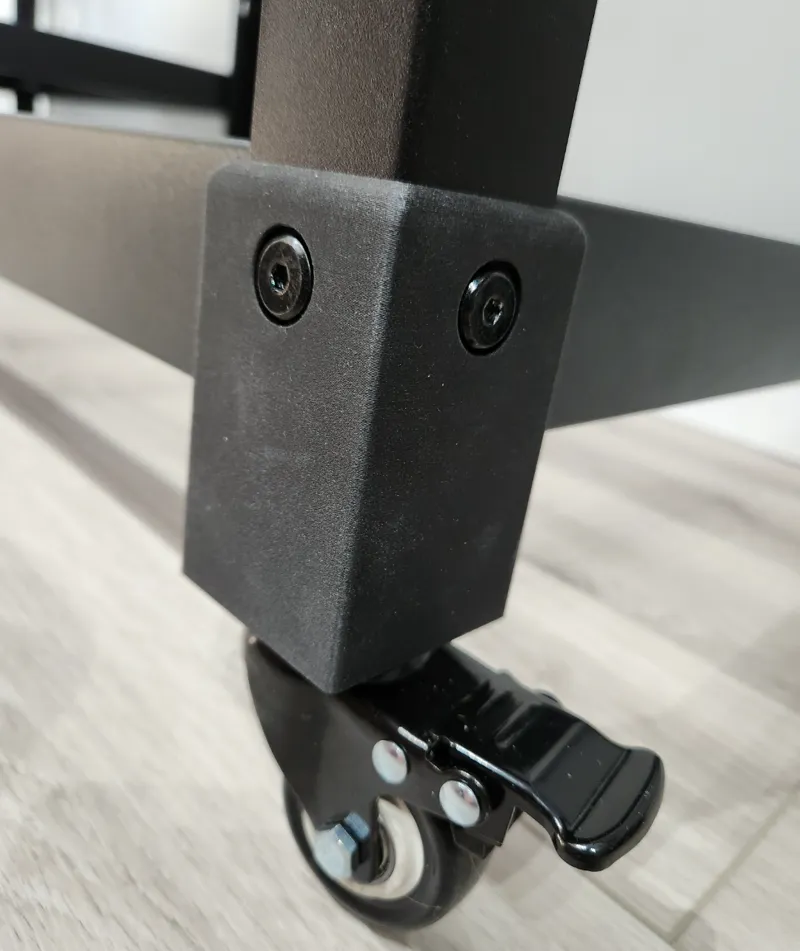 One Bolt Swivel Caster Mount for Ikea Bror Shelf